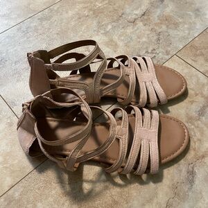 Women’s Size 10 light pink gladiator sandals
